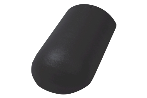 Начальная хребтовая черепица Braas Франкфуртская черный