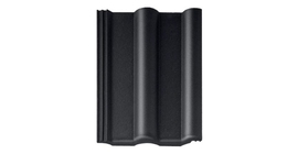 Рядная черепица Braas Франкфуртская черный