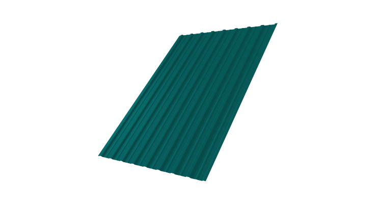 Профнастил С10A 0,45 PE RAL 5021 водная синь