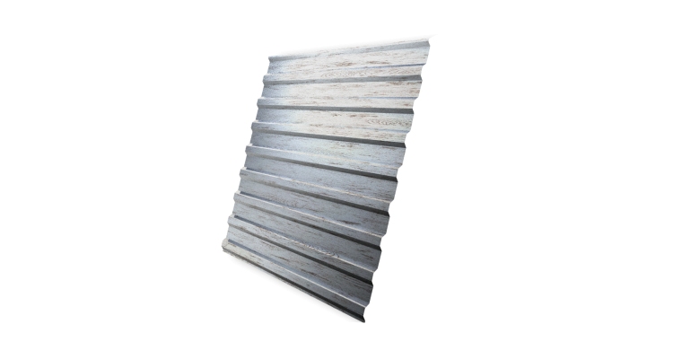 Профнастил С20В 0,45 Print Elite Snow Wood TwinColor