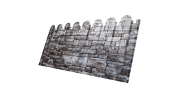Профнастил С10B фигурный 0,45 Print Elite с пленкой Fine Stone TwinColor