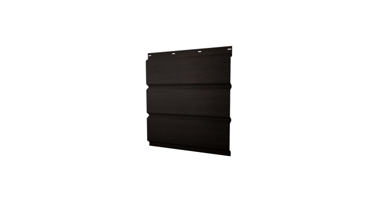 Софит металлический без перфорации 0,45 Print Elite с пленкой Coffee Wood TwinColor