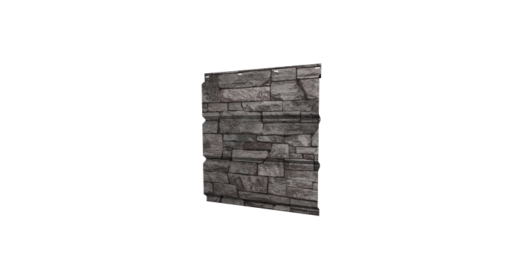 Софит металлический без перфорации 0,45 Print Elite с пленкой Fine Stone TwinColor