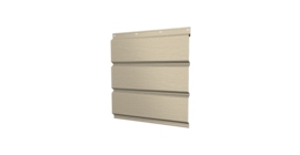 Софит металлический без перфорации 0,45 Print Elite с пленкой Milky Wood TwinColor