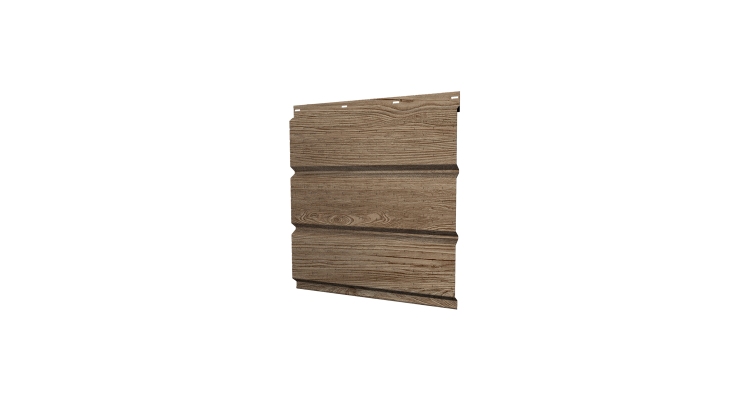 Софит металлический полная перфорация 0,45 Print Elite с пленкой White Wood TwinColor