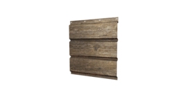 Софит металлический полная перфорация 0,45 Print Elite с пленкой Nordic Wood TwinColor
