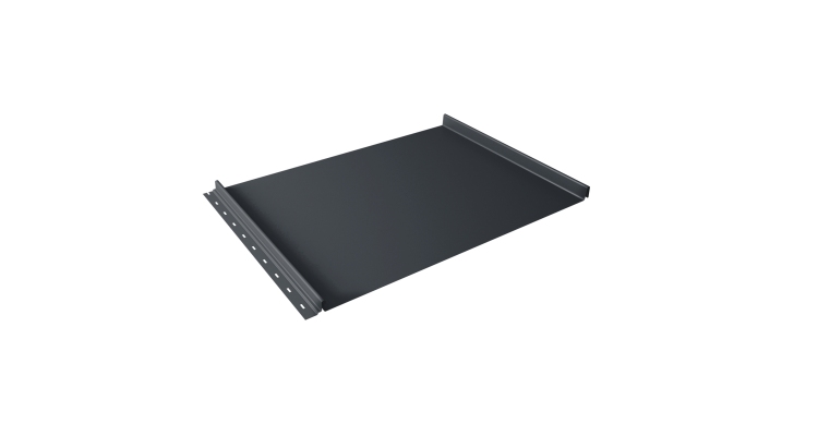 Кликфальц Grand Line 0,45 Drap TwinColor с пленкой на замках RAL 7024 мокрый асфальт