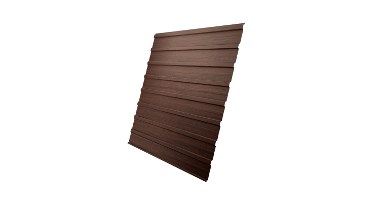Профнастил С10A 0,45 Print Elite Choco Wood TwinColor