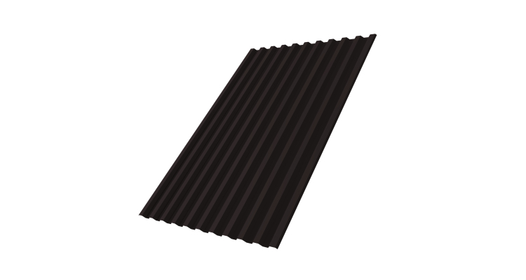 Профнастил С21R Grand Line 0,5 PurPro Matt 275 RAL 9005 черный
