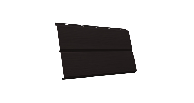 ЭкоБрус 3D 0,345 GL 0.45 Drap TR с пленкой RAL 9005 черный