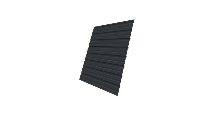Профнастил С10R 0,45 Drap TwinColor RAL 7024 мокрый асфальт