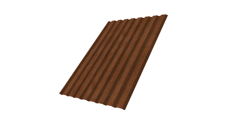 Профнастил С20A 0.45 Print Elite Rowan TwinColor