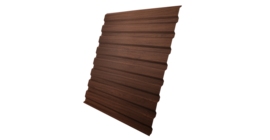 Профнастил С20A 0,45 Print Elite Choco Wood TwinColor