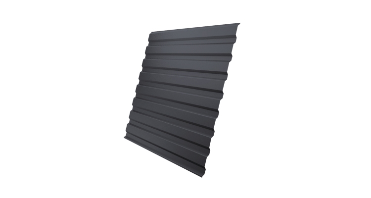Профнастил С20A 0,45 Drap TwinColor RAL 7024 мокрый асфальт