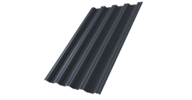 Профнастил НС44 Grand Line 0,5 PurPro Matt 275 RAL 7024 мокрый асфальт