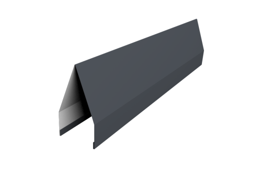 Ламель забора жалюзи Tokyo 0,5 Satin с пленкой RAL 7024 мокрый асфальт