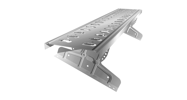 Мостик переходной 0,62 RAL 7004 сигнальный серый